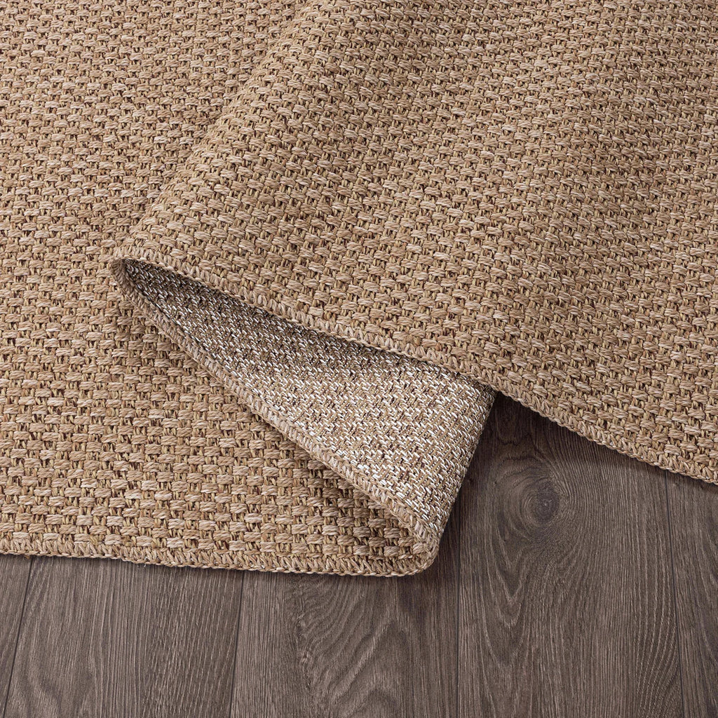 Kinsella Easy Jute Natural Indoor Outdoor Area Rug