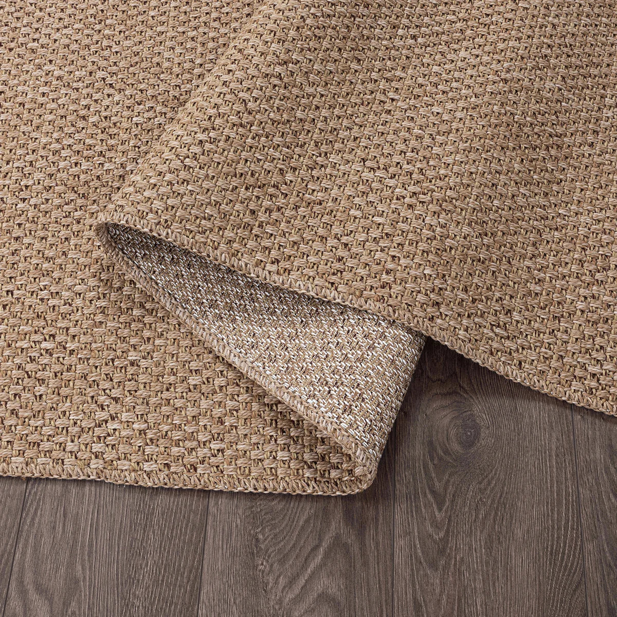 Kinsella Easy Jute Natural Indoor Outdoor Area Rug
