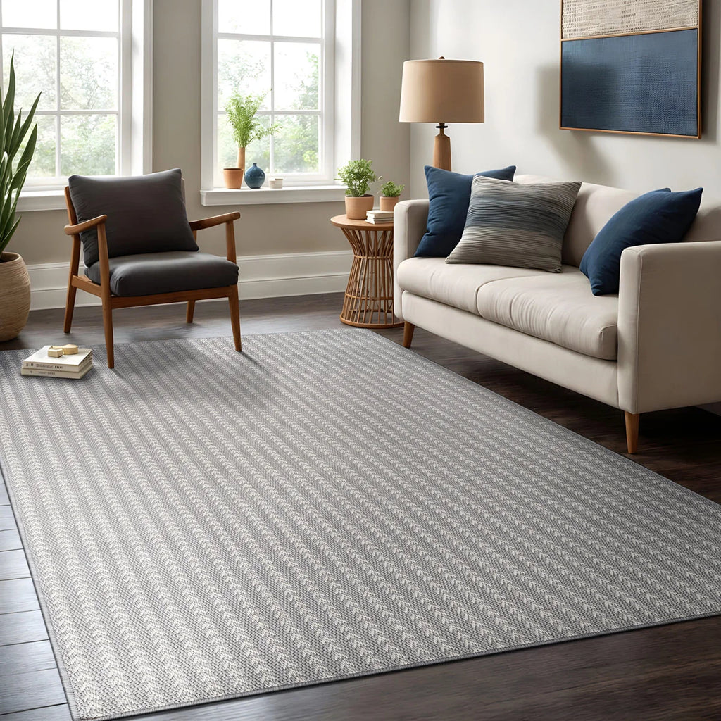Chevron Stripe Indoor Outdoor Rug